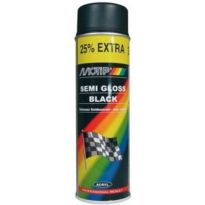 Festékspray MOTIP M fekete félfényes 500 ml
