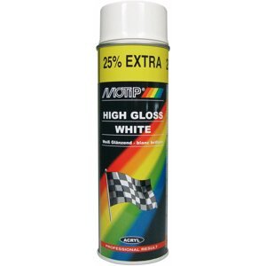 Festékspray MOTIP M fényes fehér 500 ml