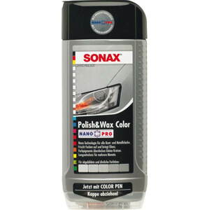 Autó wax SONAX Polish & Wax COLOR ezüstszürke, 500ml