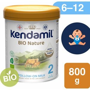 Bébitápszer Kendamil BIO Nature Haladó tápszer 2 DHA+ (800 g)