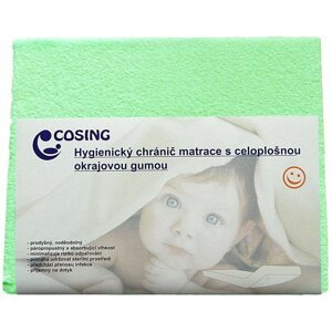 Matracvédő huzat COSING Higiénikus védőfólia membránnal 120 × 60 cm - zöld