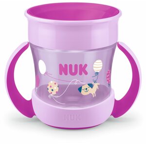 Tanulópohár NUK Mini Magic Cup 160 ml rózsaszín
