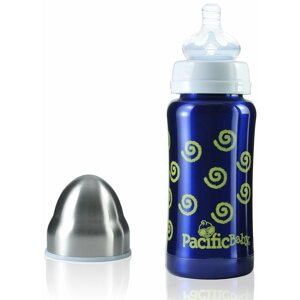 Gyerek termosz PACIFIC BABY Hot-Tot 200 ml - Kék spirálok