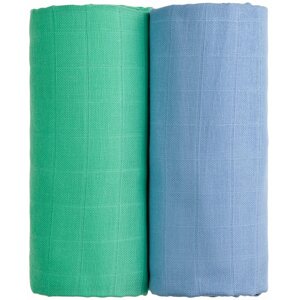 Gyerek fürdőlepedő T-tomi textil TETRA fürdőlepedő blue + green, 2 db