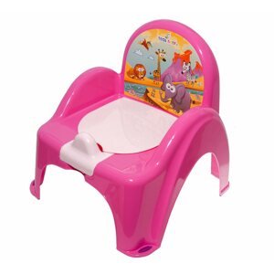 Bili TEGA Baby Játszó bili / szék - rózsaszín