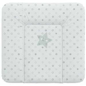 Pelenkázó alátét CEBA Baby matrac 75 × 72 cm Szürke csillag