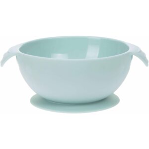 Gyerektányér Lässig Bowl Silicone blue with suction pad