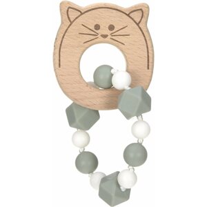 Baba rágóka Lässig Teether Bracelet Little Chums cat