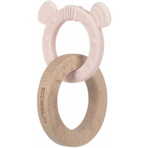 Baba rágóka Lässig Teether Ring 2in1 Little Chums mouse