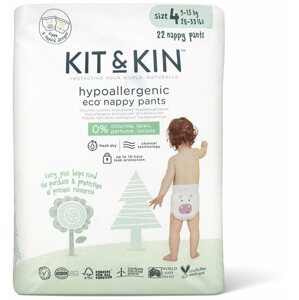 Öko bugyipelenka Kit & Kin Eko Nappy Pants Naturally Dry 4 (22 db)