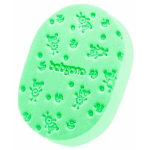 Mosdókesztyű BabyOno Gyengéd gyerek fürdőszivacs, zöld