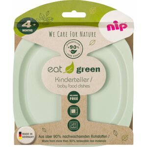 Tányér NIP Green Line 2 darab tányér Green/Light green