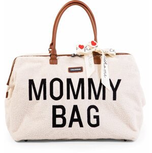 Pelenkázó táska CHILDHOME Mommy Bag Teddy Off White