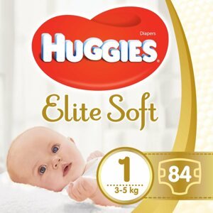 Eldobható pelenka HUGGIES Elite Soft 1-es méret (84 db)