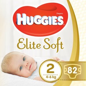 Eldobható pelenka HUGGIES Elite Soft 2-es méret (82 db)