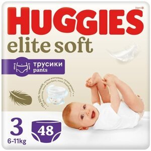 Bugyipelenka HUGGIES Elite Soft Pants 3-as méret (48 db)