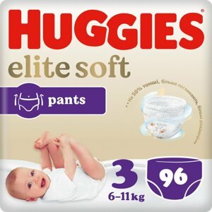 Bugyipelenka HUGGIES Elite Soft Pants 3-as méret (96 db)