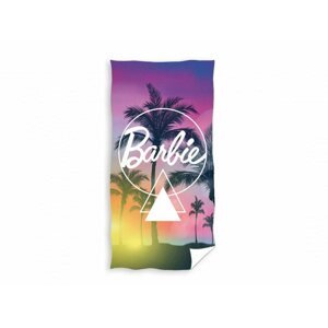 Gyerek fürdőlepedő CARBOTEX Barbie Miami Beach 70×140 cm