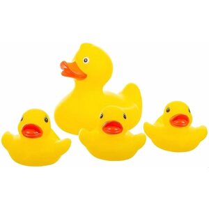 Vizijáték AKUKU fürdőjáték kacsák sárga 4 db