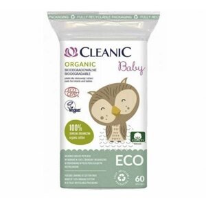 Tampon CLEANIC Baby Eco Tampon csecsemőknek és gyerekeknek 60 db