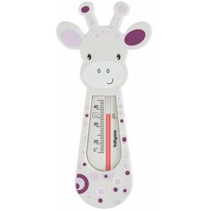 Gyerek lázmérő BabyOno Baba vízhőmérő, zsiráf, szürke