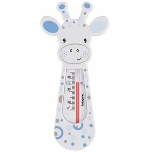 Gyerek lázmérő BabyOno Baba vízhőmérő, zsiráf, fehér