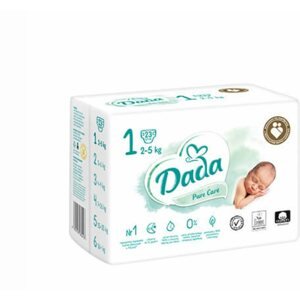 Eldobható pelenka DADA Pure Care Newborn 1-es méret (23 db)
