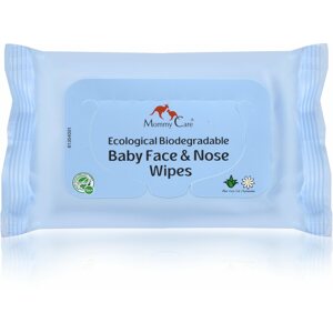 Popsitörlő MOMMY CARE baba törlőkendő arcra és orrra 24 db