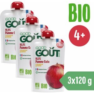 Tasakos gyümölcspüré Good Gout Bio alma gála (3×120 g)