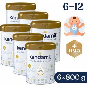 Bébitápszer Kendamil Premium 2 HMO+ (6× 800 g)