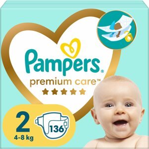 Eldobható pelenka PAMPERS Premium Care 2-es méret (136 db)