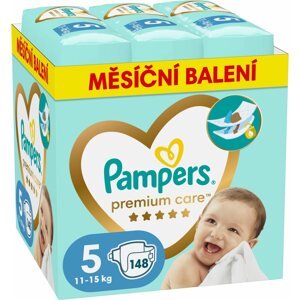 Eldobható pelenka PAMPERS Premium Care 5-ös méret (148 db)