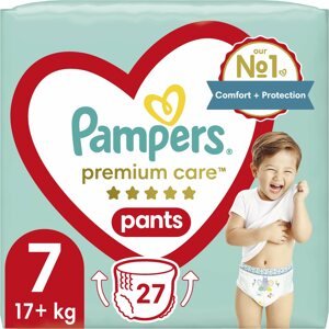 Bugyipelenka PAMPERS Premium Care Pants 7-es méret (27 db)