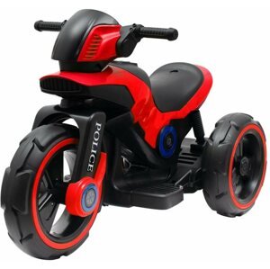 Elektromos motor gyerekeknek BABY MIX gyermek elektromos motorkerékpár Police piros