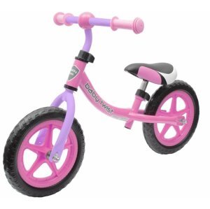 Futókerékpár BABY MIX Twist Gyerek futóbicikli - rózsaszín-lila