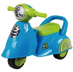 Futóbicikli BABY MIX Gyermek futóbicikli - scooter motorkerékpár hanggal, kék