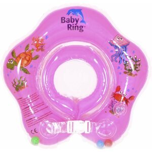 Úszógumi BABY RING 3-36 m (6-36 kg), rózsaszínű