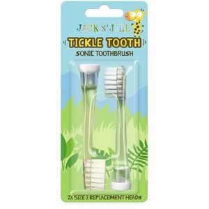 Pótfej elektromos fogkeféhez Jack N'Jill pótfej szonikus fogkeféhez Tickle Tooth, 2 db