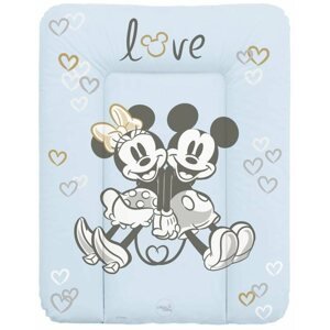 Pelenkázó alátét CEBA BABY puha pelenkázó alátét komódra 50 × 70 cm, Disney Minnie & Mickey Blue