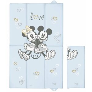 Pelenkázó alátét CEBA BABY pelenkázó alátét utazáshoz 50 × 80 cm, Disney Minnie & Mickey Blue