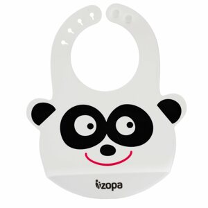 Előke Zopa szilikon előke - Panda