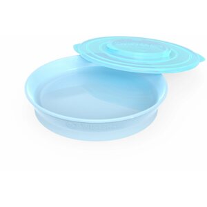 Tányér TWISTSHAKE tányér 6 hó+ Pasztell kék