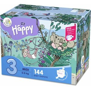 Eldobható pelenka BELLA Baby Happy Midi Box 3-as méret (144 db)