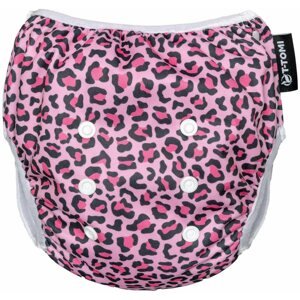 Bugyipelenka T-tomi bugyipelenka úszáshoz, fodros, Pink gepard