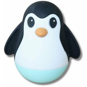 Babajáték Jellystone Designs hintázó pingvin menta
