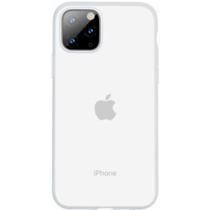 Telefon tok Baseus Jelly Liquid Silica Gel Protective Case iPhone 11 Pro Max átlátszó fehér tok