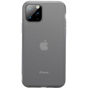 Telefon tok Baseus Jelly Liquid Silica Gel Protective Case iPhone 11 Pro átlátszó fekete tok
