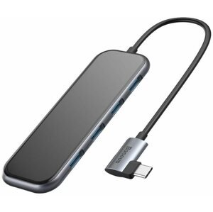 USB Hub Baseus Multi-functional HUB (USB-C to 4xUSB3.0+PD) Deep gray