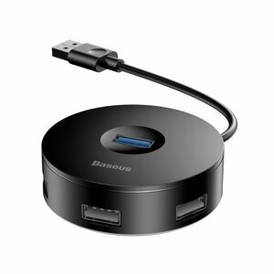 USB Hub Baseus Round Box HUB Adapter 10 cm, Black