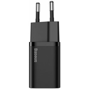 Hálózati adapter Baseus Super Si Quick Charger USB-C PD 20W Black